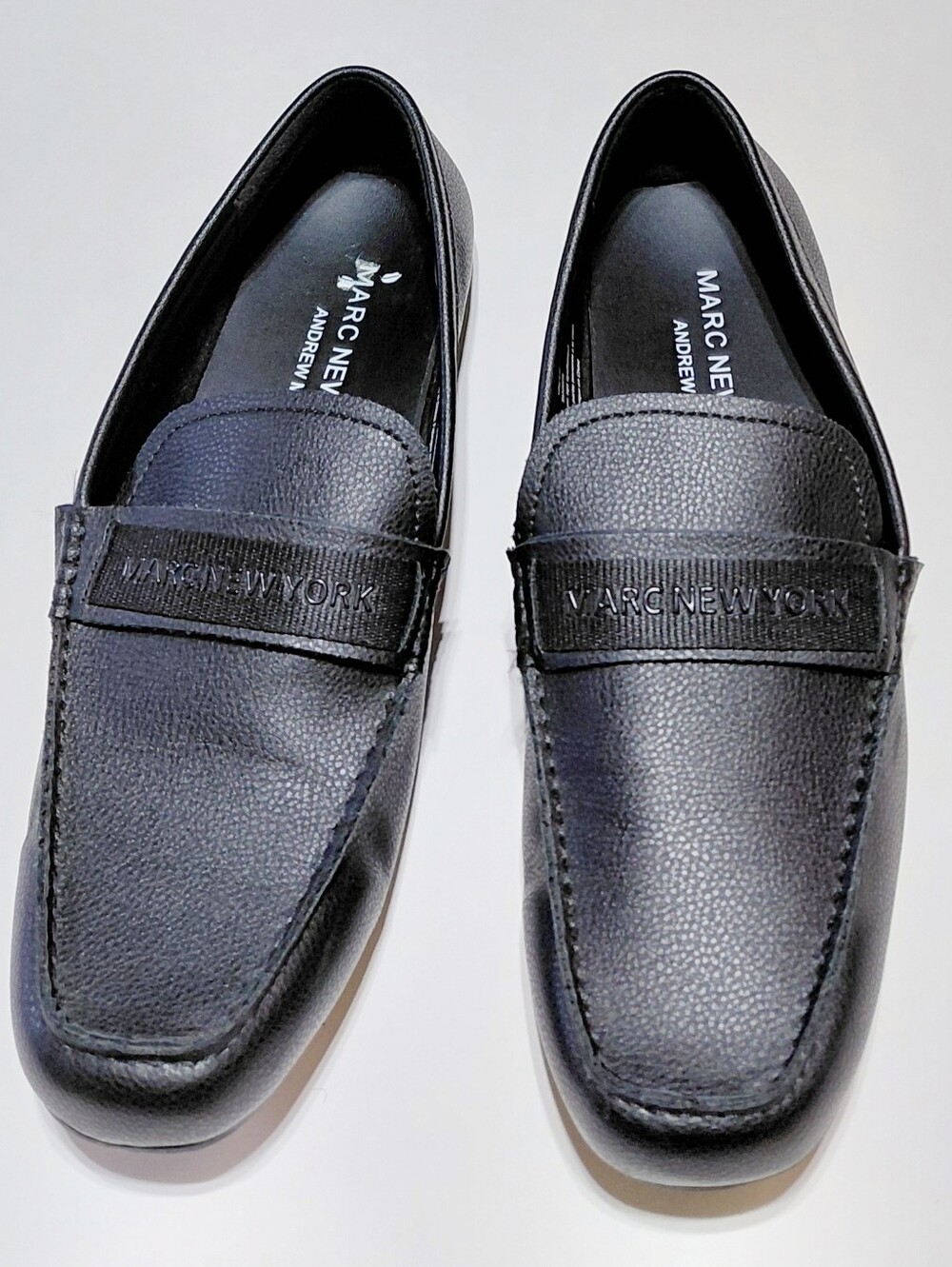 MARC NEW YORK ANDREW MARC  Men's  Tanner Black  Loafers Size 10M